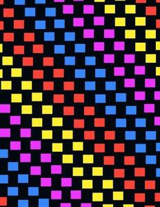 Carrés colorés (numérique)