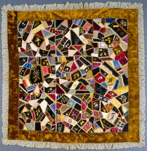 Crazy Quilt, 1887 ou plus tard - Louisa Joiner