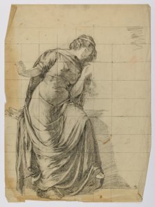 Sans titre (figure féminine drapée)