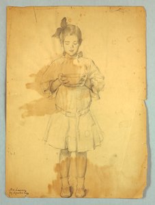 Fille avec bol