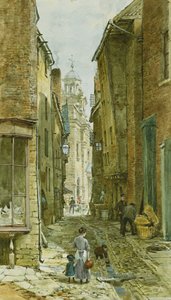 Figures dans Harp Lane, Ludlow
