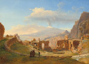 Le théâtre romain de Taormina - Louise Josephine Sarazin de Belmont