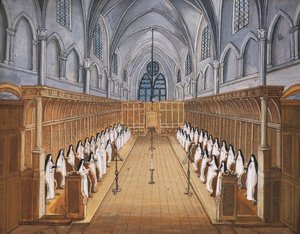 Abbaye de Port-Royal des Champs, chœur des religieuses dans l