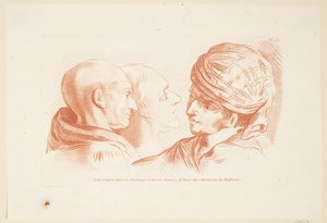 Étude de trois têtes d