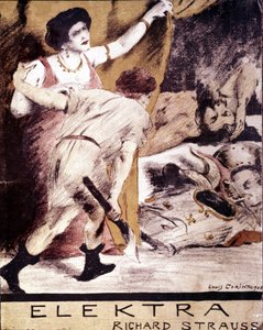 Richard Strauss, illustration de la partition d