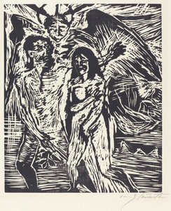 Austreibung aus dem Paradies, 1919 - Lovis Corinth