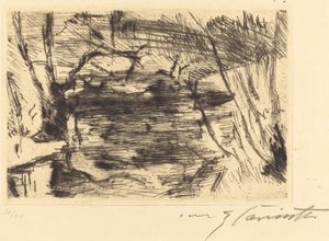 Le nouveau lac - Lovis Corinth