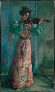 La violoniste - Lovis Corinth