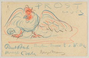 Lovis Corinth à Elly Strathmann : Carte postale, cachet postal du 19 mai 1911