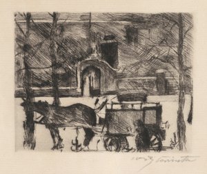 Chariot de lait - Lovis Corinth