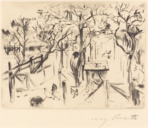 Obstgarten im Herbst - Lovis Corinth