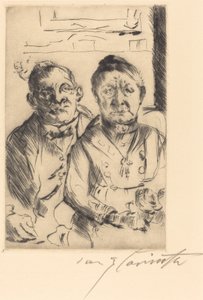 Couple de Prusse orientale - Lovis Corinth