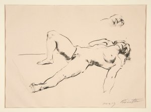 Nu allongé - Lovis Corinth