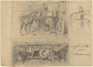 La grange - Lovis Corinth
