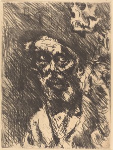 Tod und Greis La mort et le vieil homme, 1921 publié en 1922 - Lovis Corinth