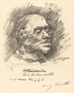 Masque mortuaire de Liebknecht, 1920 - Lovis Corinth