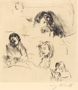 Esquisses de portraits - Lovis Corinth