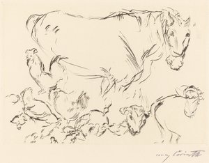 Verschiedene Tierstudien, 1917 - Lovis Corinth