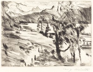 Paysage de Walchensee, 1919 - Lovis Corinth