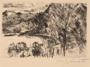 Walchensee mit Jochberg - Lovis Corinth