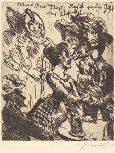 Was der blitz! Das ist ja die gustel von blasewitz, 1923 - Lovis Corinth