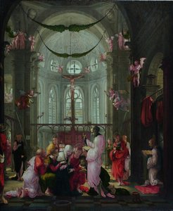 La mort de Sainte Marie - Lower Rhenish pupil of Wolf Huber
