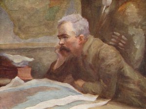 Illustration pour la vie de HM Stanley (lithographie couleur)
