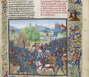La bataille de Roosebeke le 27 novembre 1382 - Loyset Liedet