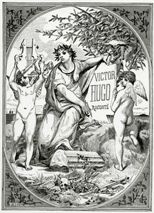 Victor Hugo raconté par un témoin de sa vie, 19e siècle (gravure en noir et blanc)