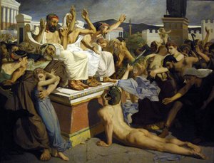 Phidippidès annonçant la victoire après la bataille de Marathon