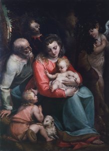 Madonna avec enfant et saints - Luca Cambiaso