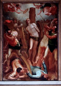 Martyre de Saint Georges sur la roue dentée