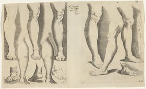 Études de jambes (Livre de dessin) - Luca Ciamberlano