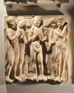 Laudate Eum in cymbalis bene sonantibus (Psaume 150, Laudate Dominum), panneau avec putti et anges jouant des cymbales