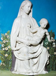 Madone du Jardin des Roses, vers 1450-55 - Luca Della Robbia