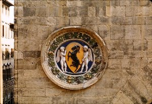 Stemma de la guilde Mercanzia - Luca Della Robbia