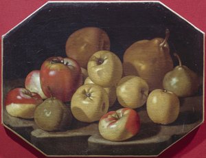 Nature morte avec pommes et poires