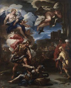 Énée vainc Turnus, 1688