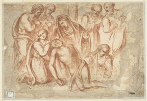 Lamentation du Christ - Luca Giordano
