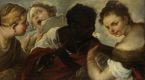 Quatre femmes faisant de la musique