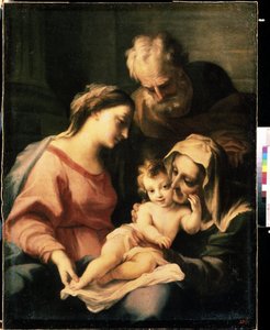 La sainte famille avec sainte Elisabeth - Luca Giordano