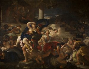 Enlèvement des Sabines, vers 1675