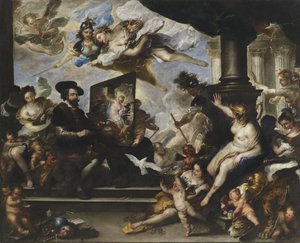Rubens peignant l