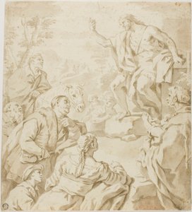 Saint Jean-Baptiste prêchant - Luca Giordano