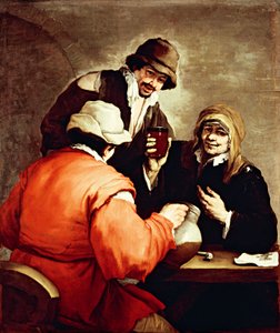 Scène de taverne - Luca Giordano