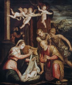 Adoration des bergers - Luca Longhi