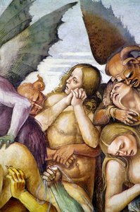 Damné en enfer, du cycle de fresques du Jugement Dernier - Luca Signorelli