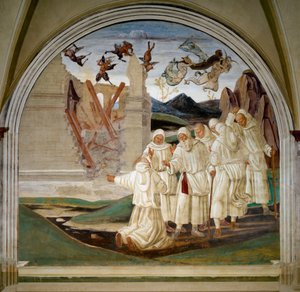 Vie de Saint Benoît: « Comment Dieu punit Florent » Un moine raconte au saint que Florent (Fiorenzo) est mort enterré sous l