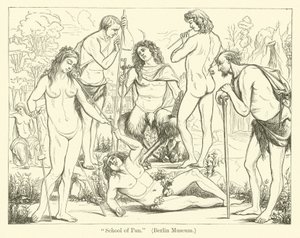 École de Pan (gravure) - Luca Signorelli