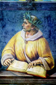 Virgile, portrait du cycle des Illustres - Luca Signorelli